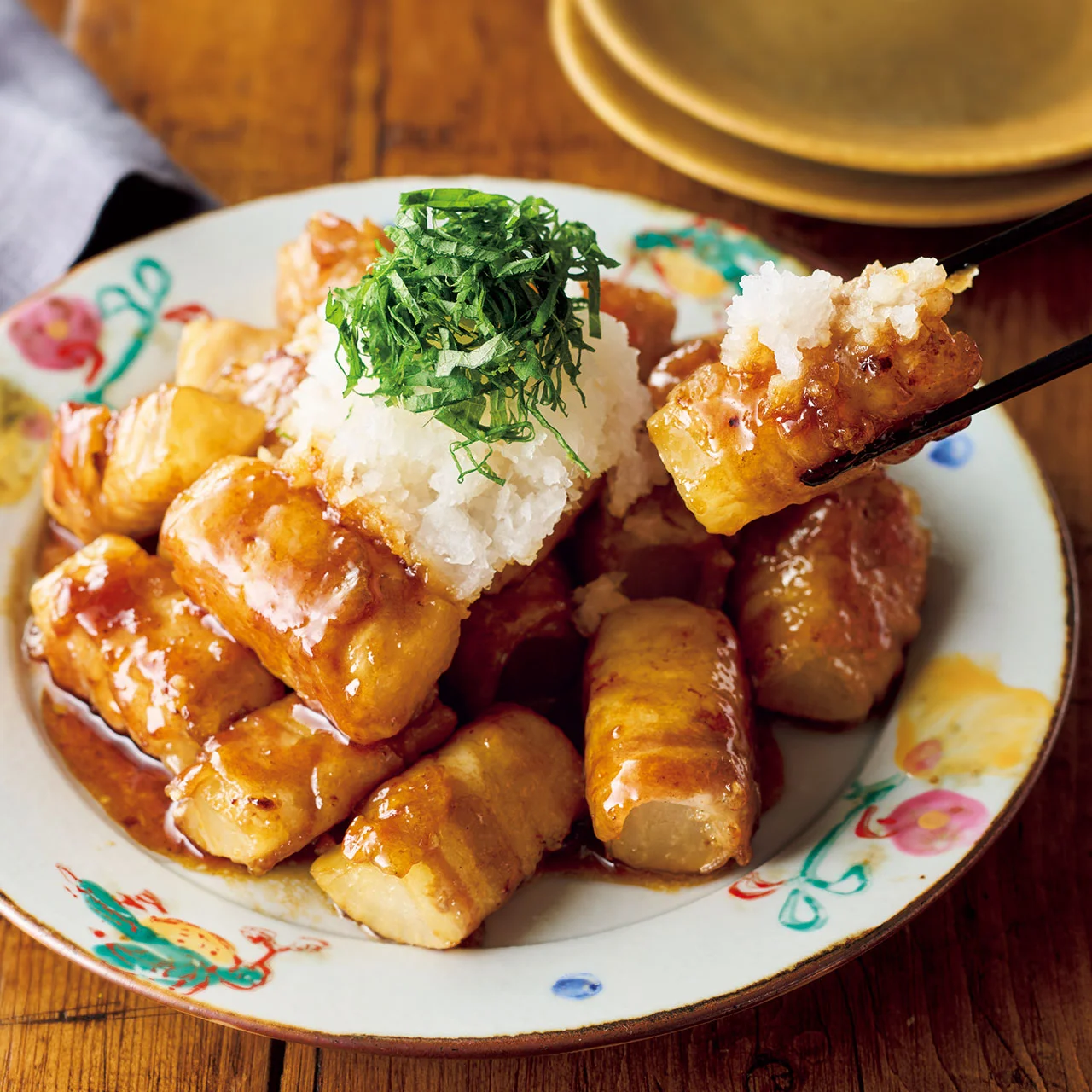 豚バラ大根巻き