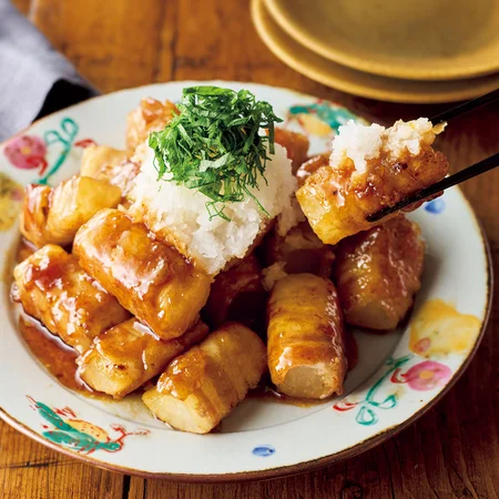 豚バラ大根巻き