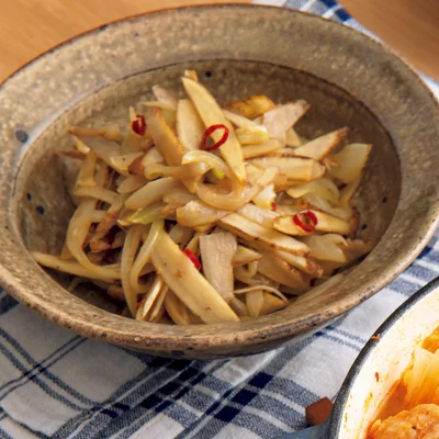 ごぼうと玉ねぎのきんぴら