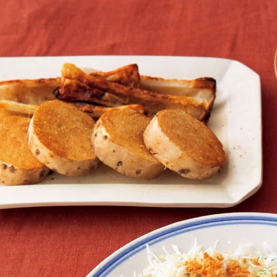 ちくわと長いものかば焼き