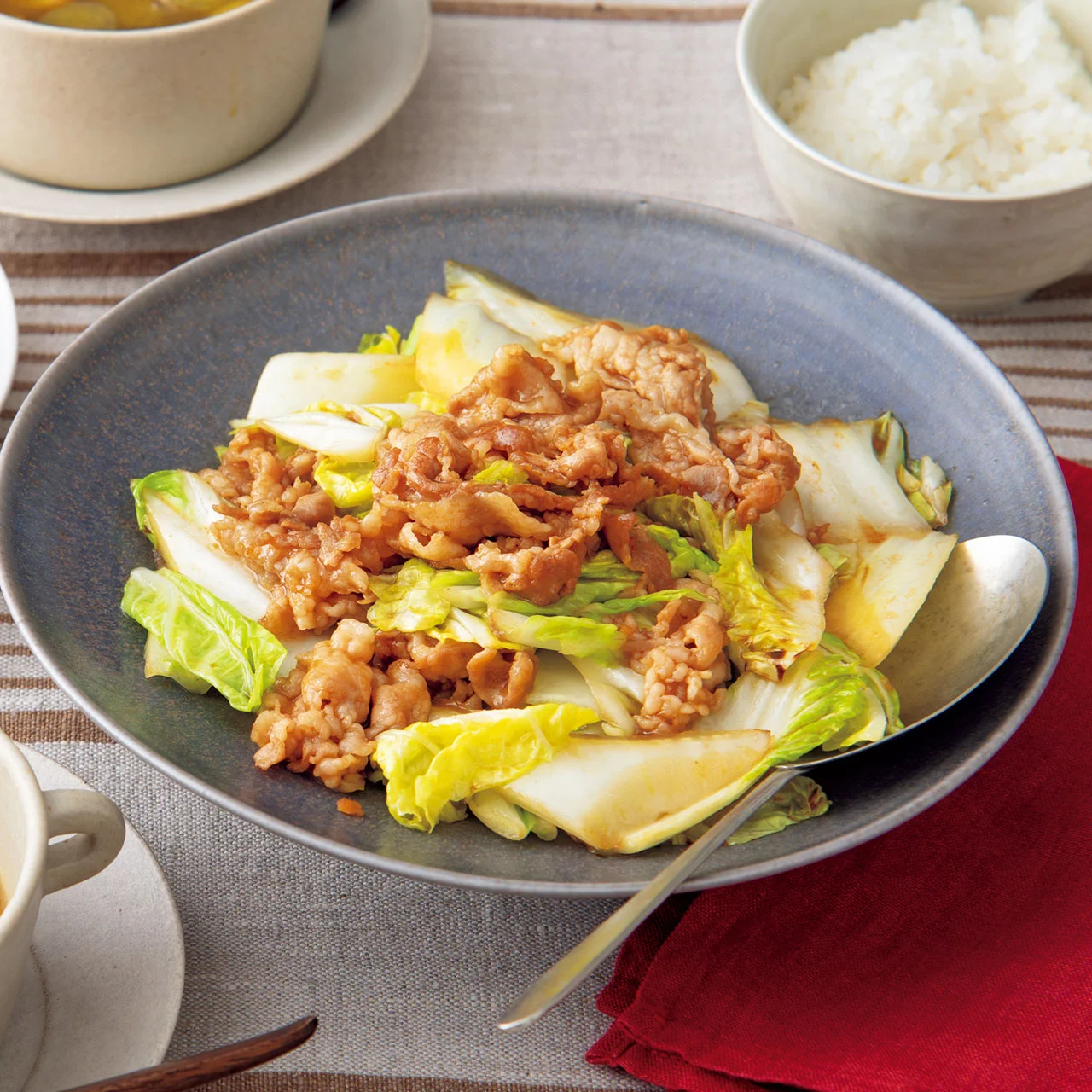 豚バラと白菜のシャキシャキ炒め
