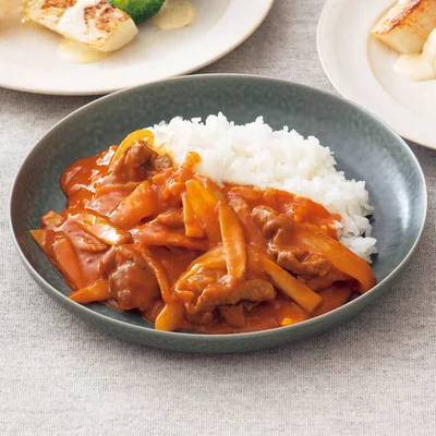 「スピードハヤシライス」の献立