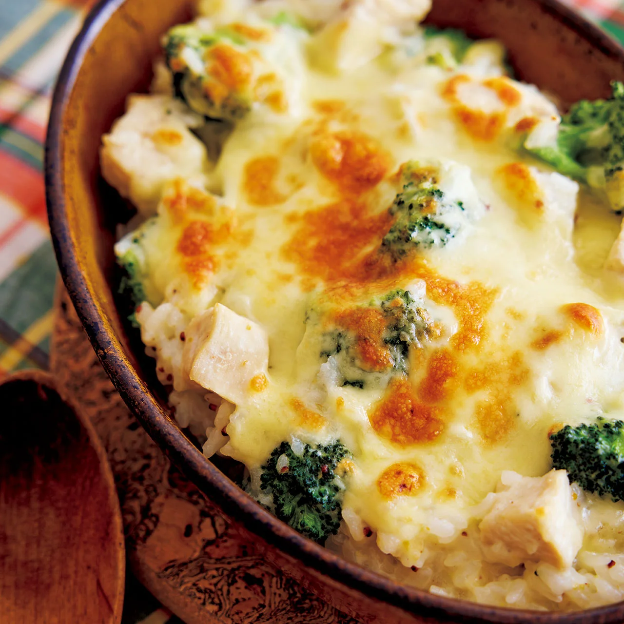 とり肉とブロッコリーのドリア