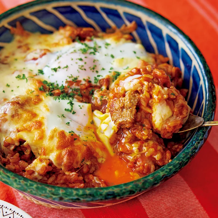 カレーハンバーグドリア