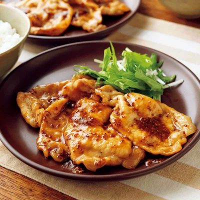 「豚肉のマスタードソテー」の献立