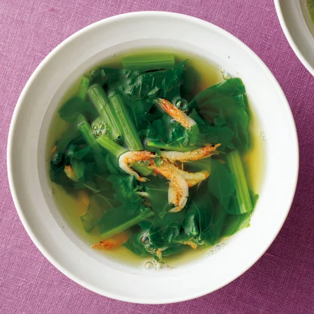 かぶの葉のスープ