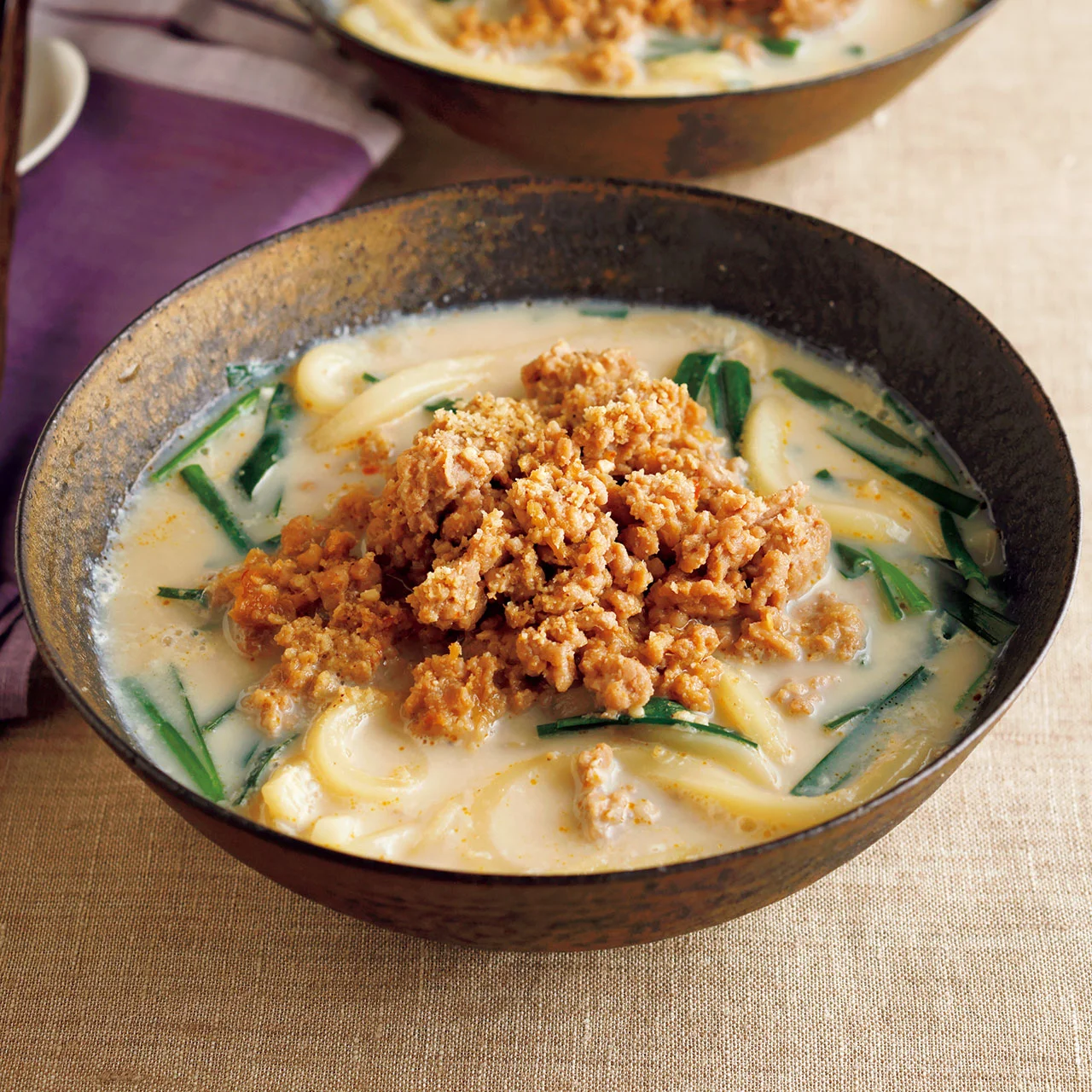 豆乳担担（タンタン）うどん