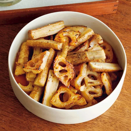 根菜の焼きマリネ