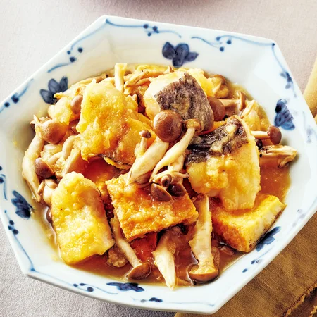 たらと厚揚げのみぞれ煮