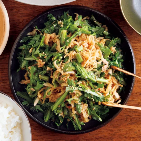 春菊と切り干しのナムル