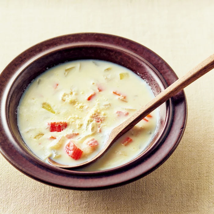 ほっこり豆乳スープ