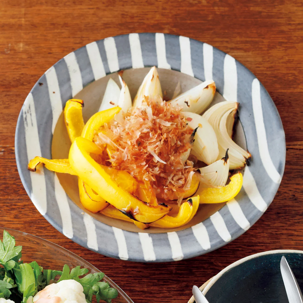 パプリカと玉ねぎのおひたし