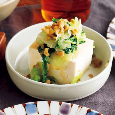 青菜ザーサイ温やっこ