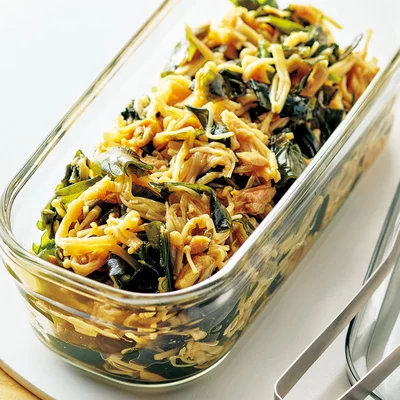 腸活わかめツナえのき