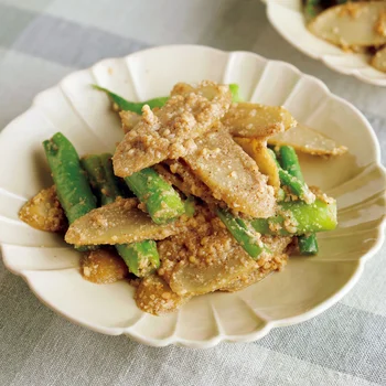 ごぼうのごまポン酢あえ