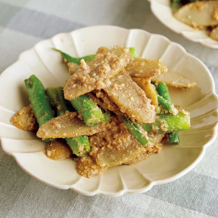 ごぼうのごまポン酢あえ