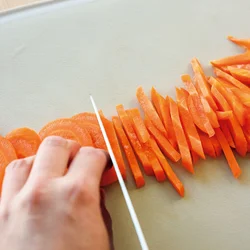 にんじんを準備する