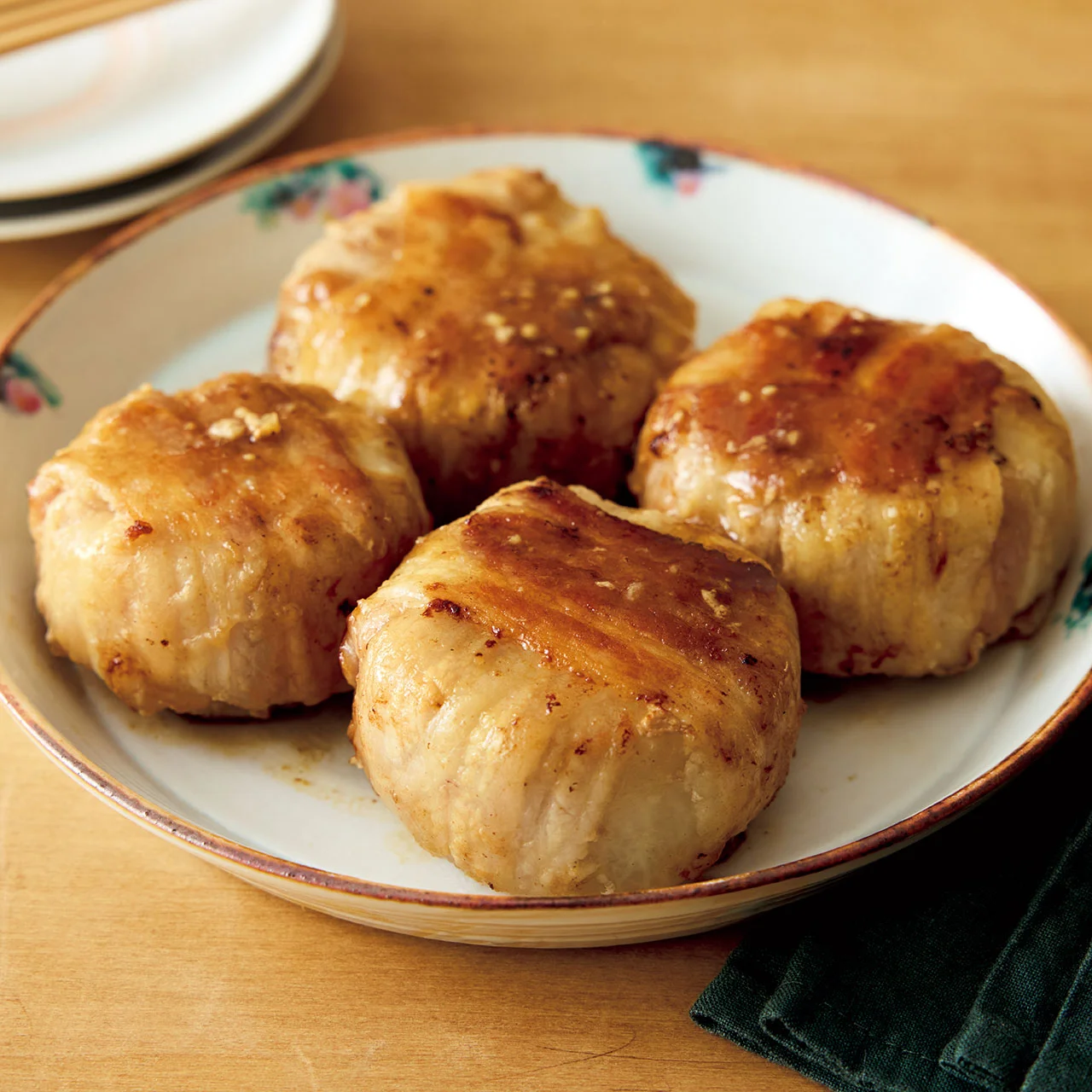 大根の肉巻きソテー