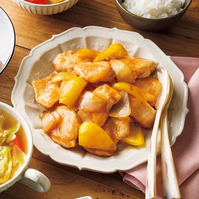 「新玉ねぎ酢どり」の献立