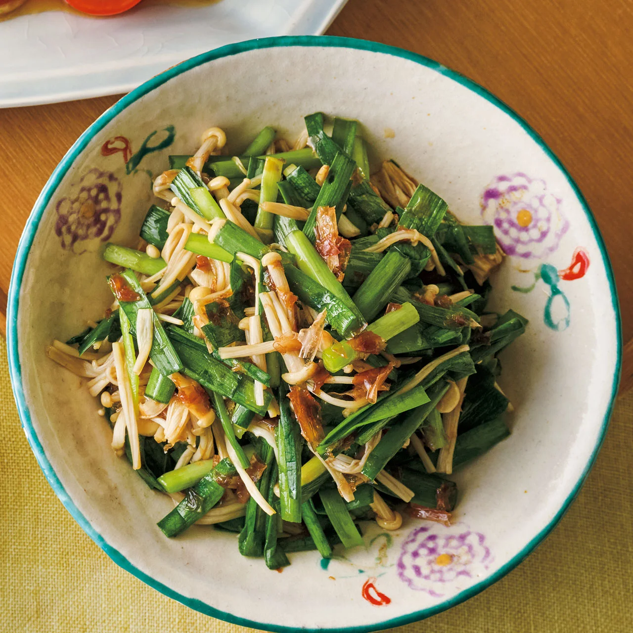 にらとえのきのおかかあえ