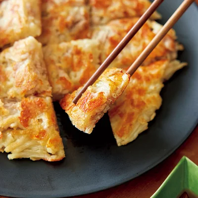 豚こまとえのきのチヂミ