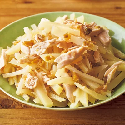 じゃがいもとささ身の中華サラダ