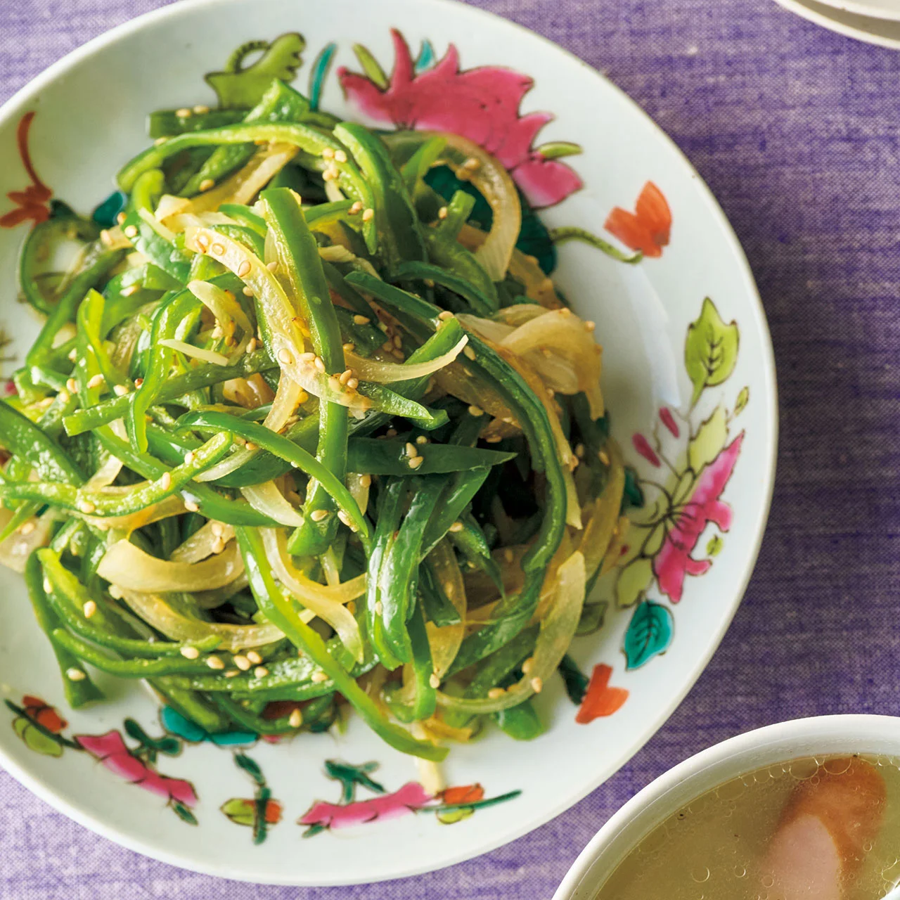 ピーマンの中華あえ