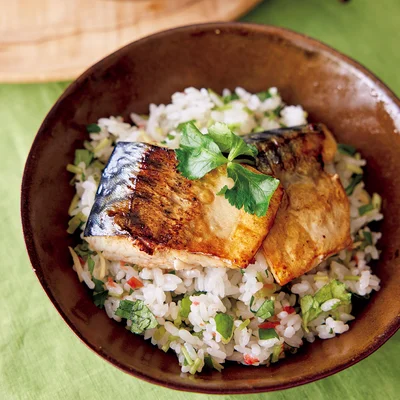 焼きさば飯