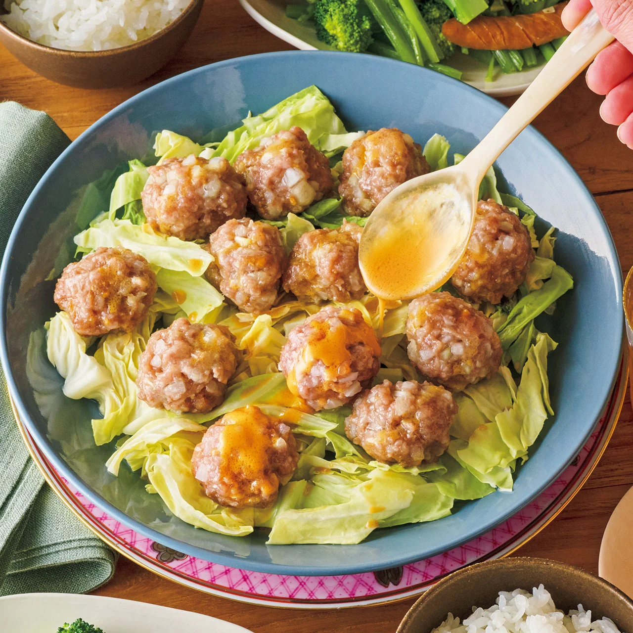 新玉たっぷり肉だんご