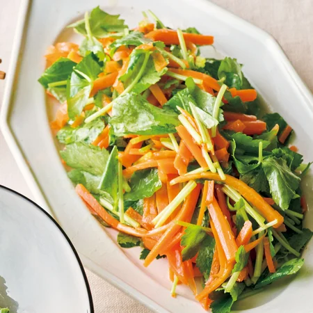 にんじんと三つ葉のサラダ