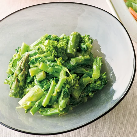 菜の花のマヨポンあえ