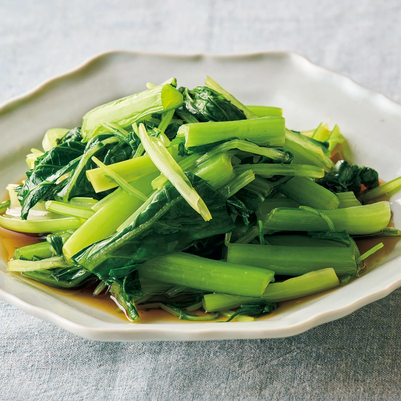 小松菜と水菜のおひたし