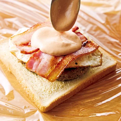 甘めのオーロラソースが味の決め手！