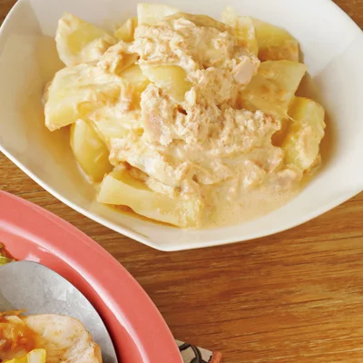 じゃがいものツナだれあえ