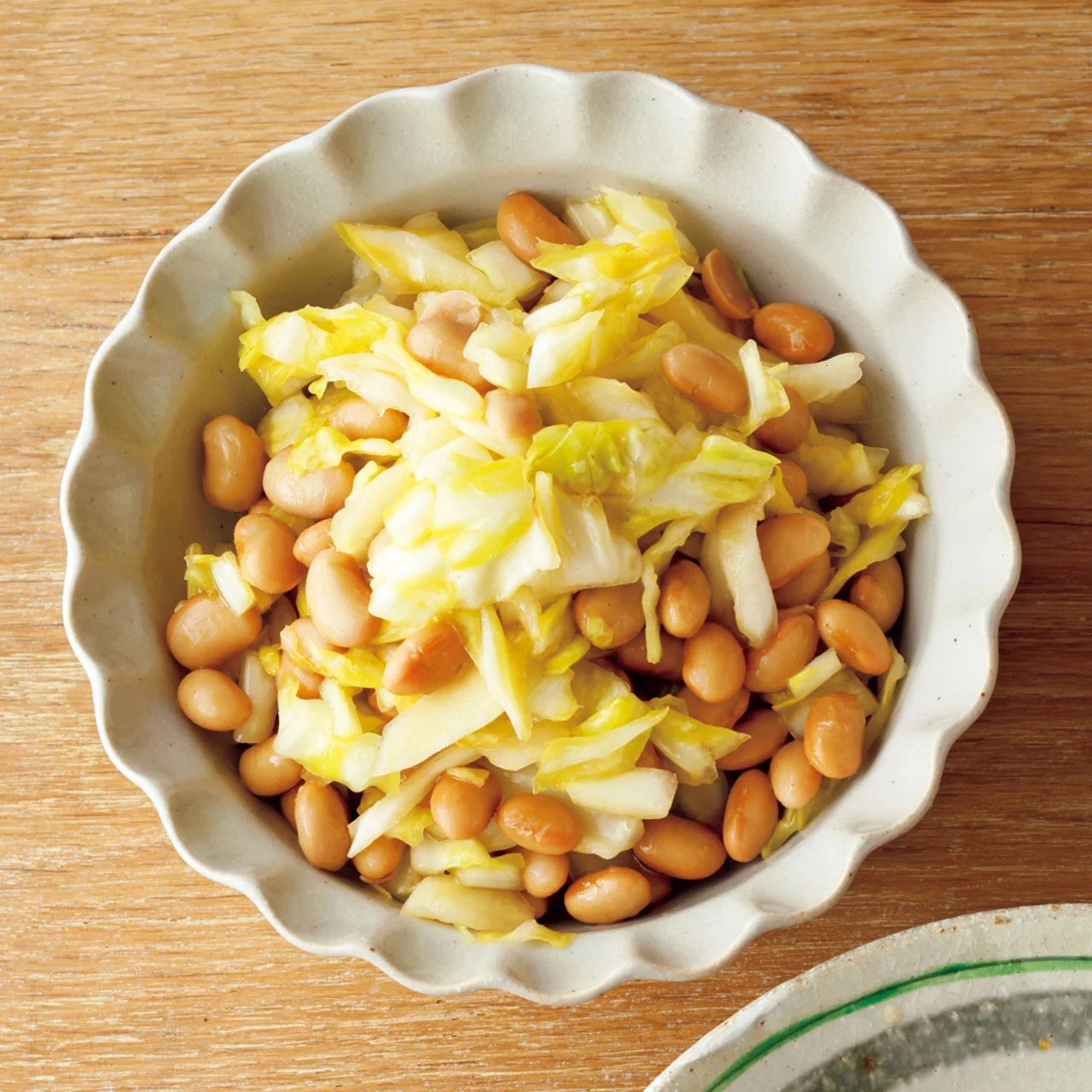 春キャベツと大豆の和風コールスロー