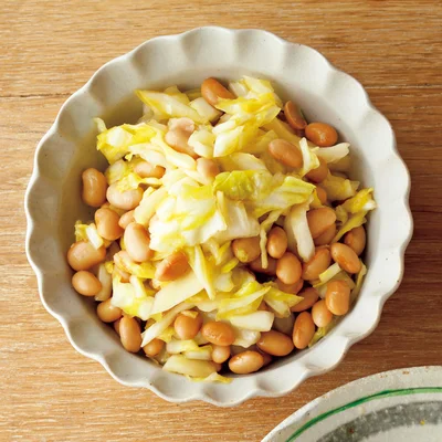 春キャベツと大豆の和風コールスロー