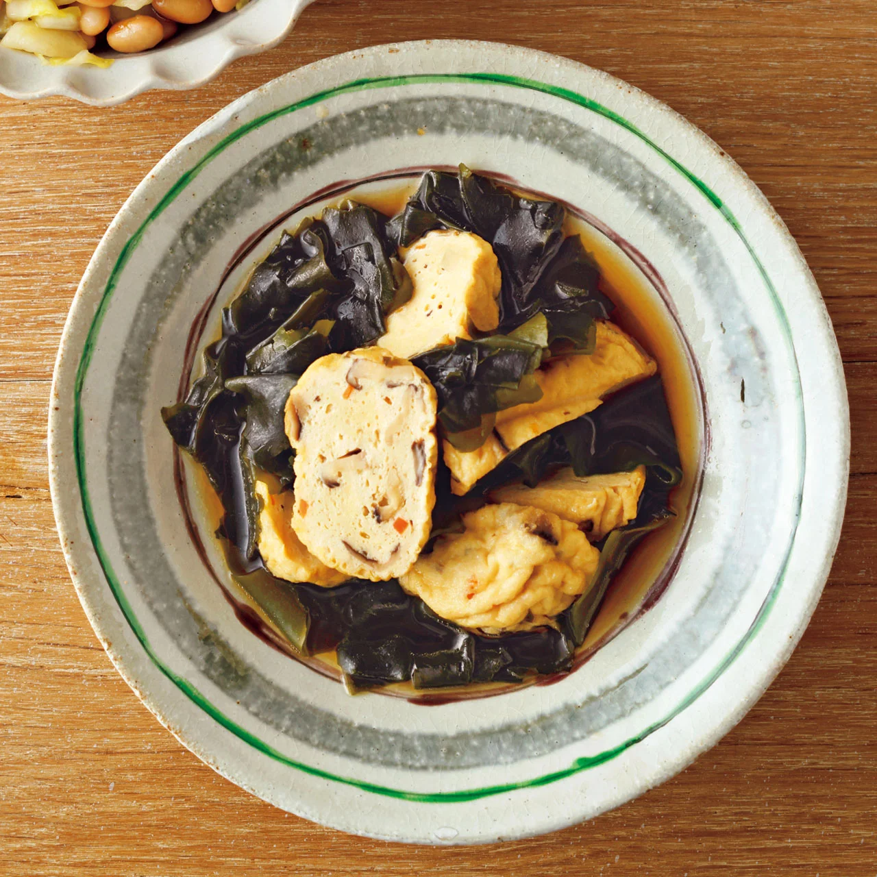 がんもとわかめのさっと煮