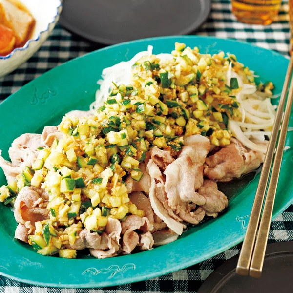 「よだれ豚香味きゅうりだれ」の献立