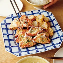 「かつおのしそ風味から揚げ」の献立