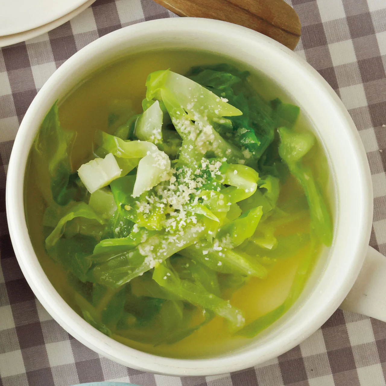 春キャベツのチーズスープ