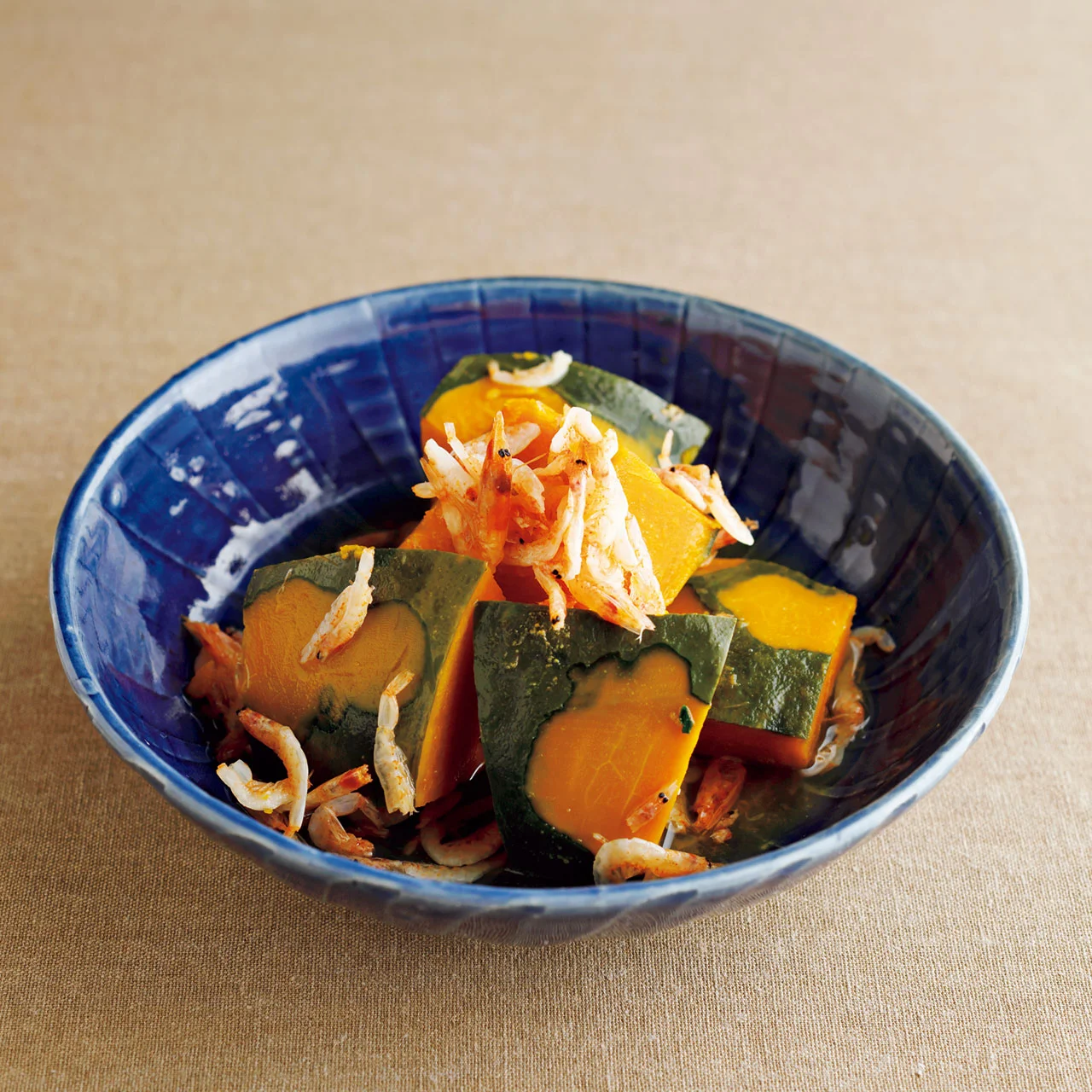 かぼちゃと桜えびの中華風レンジ煮