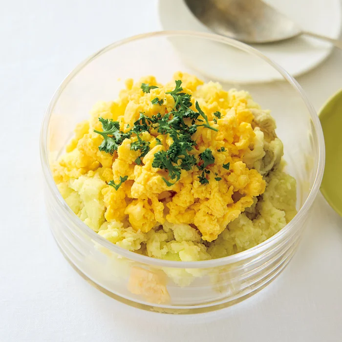 新じゃがのミモザサラダ