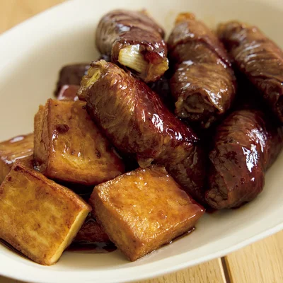 新玉ねぎのすき焼き巻き