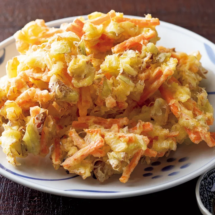 にんじんとキャベツのかき揚げ