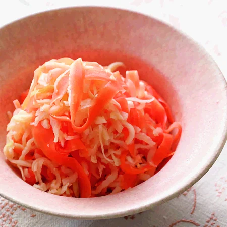 にんじんと切り干しの甘酢あえ
