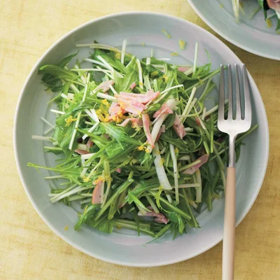 水菜のレモンサラダ