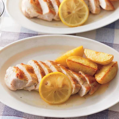 とり肉のレモンバターソテー