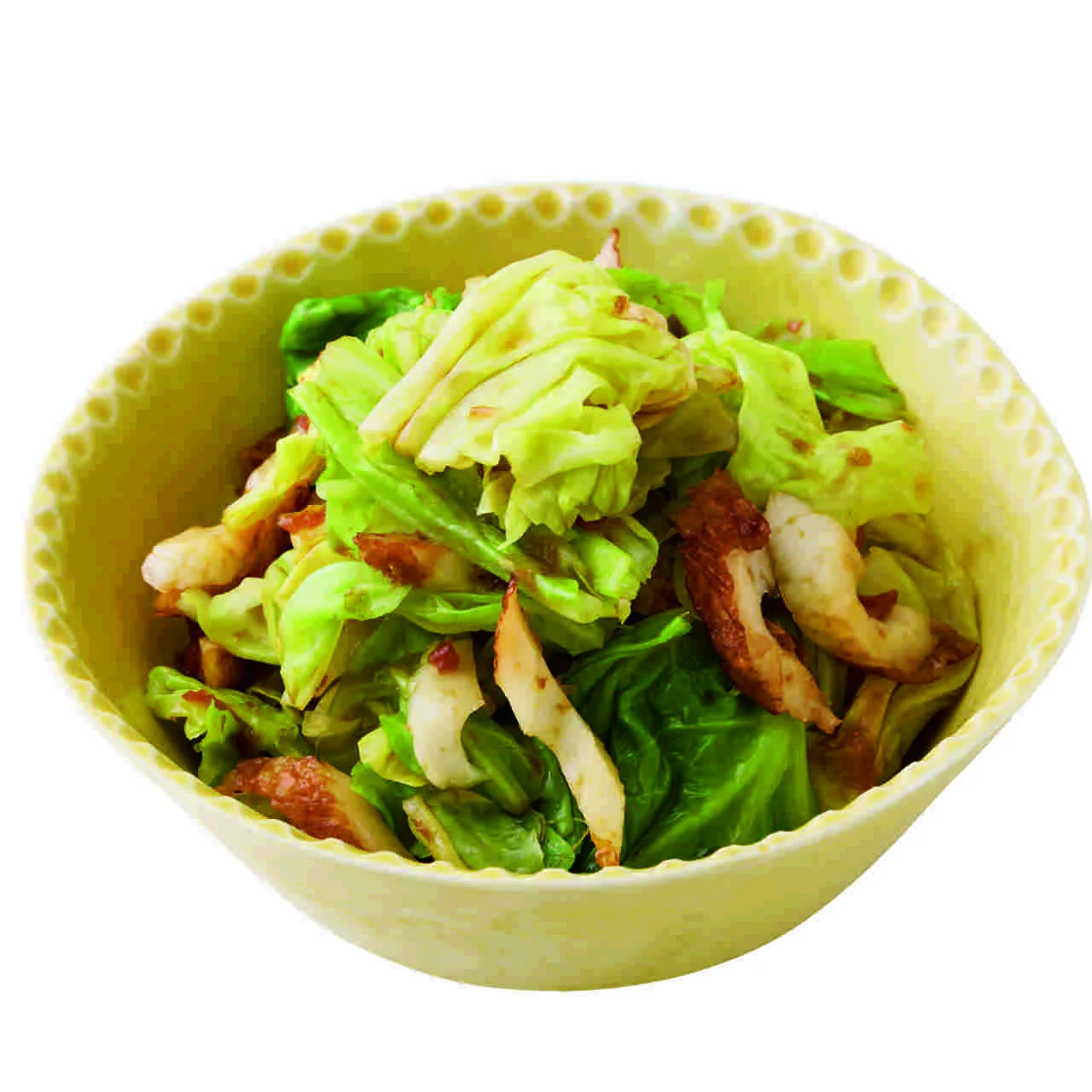 キャベツとちくわの梅あえ