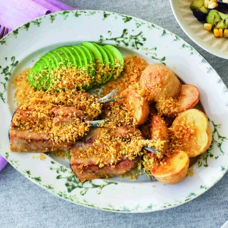 いわしのソテーカレーパン粉がけ