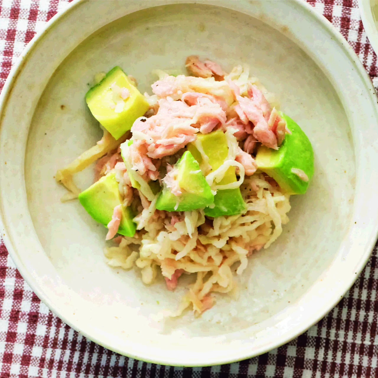 アボカドと切り干しのツナサラダ